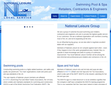 Tablet Screenshot of national-leisure.co.uk